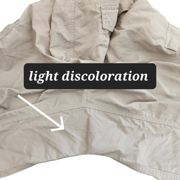 Columbia Sportswear Co. Cargo Short 42W Tan Omni- Shade Sun Protection With Belt - Picture 14 of 15